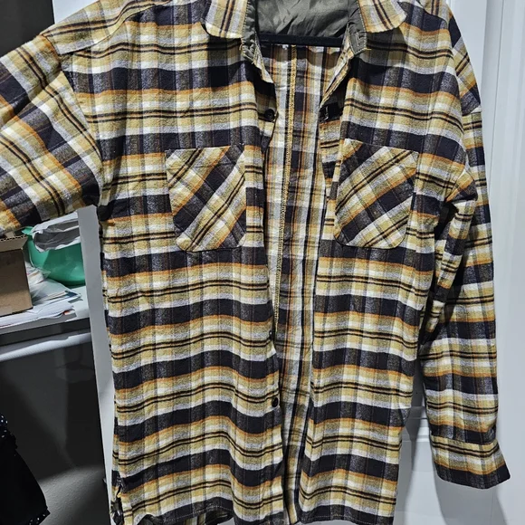 Men’s FEAR OF GOD Plaid Button Down Shirt - Large - Picture 3 of 6